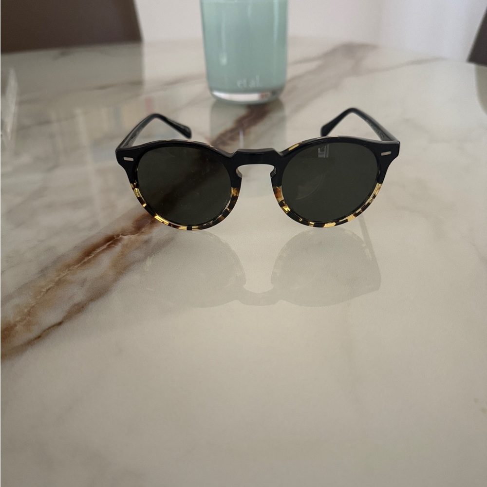 Stylish Black and Tan Sunglasses